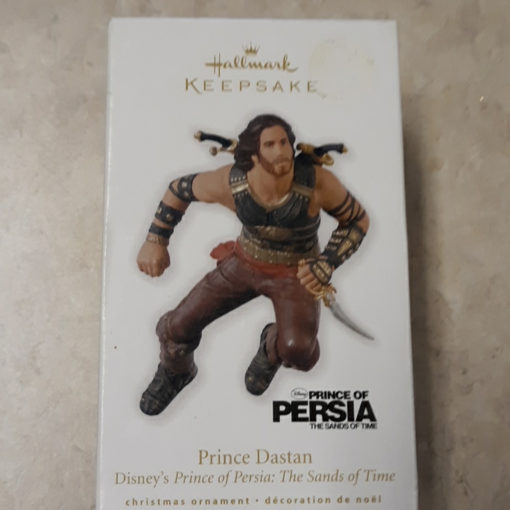 NIB Hallmark Disney Prince Dastan ornament